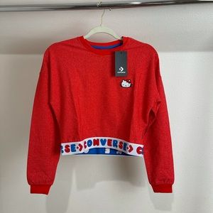New Converse Hello Kitty Red Top - M